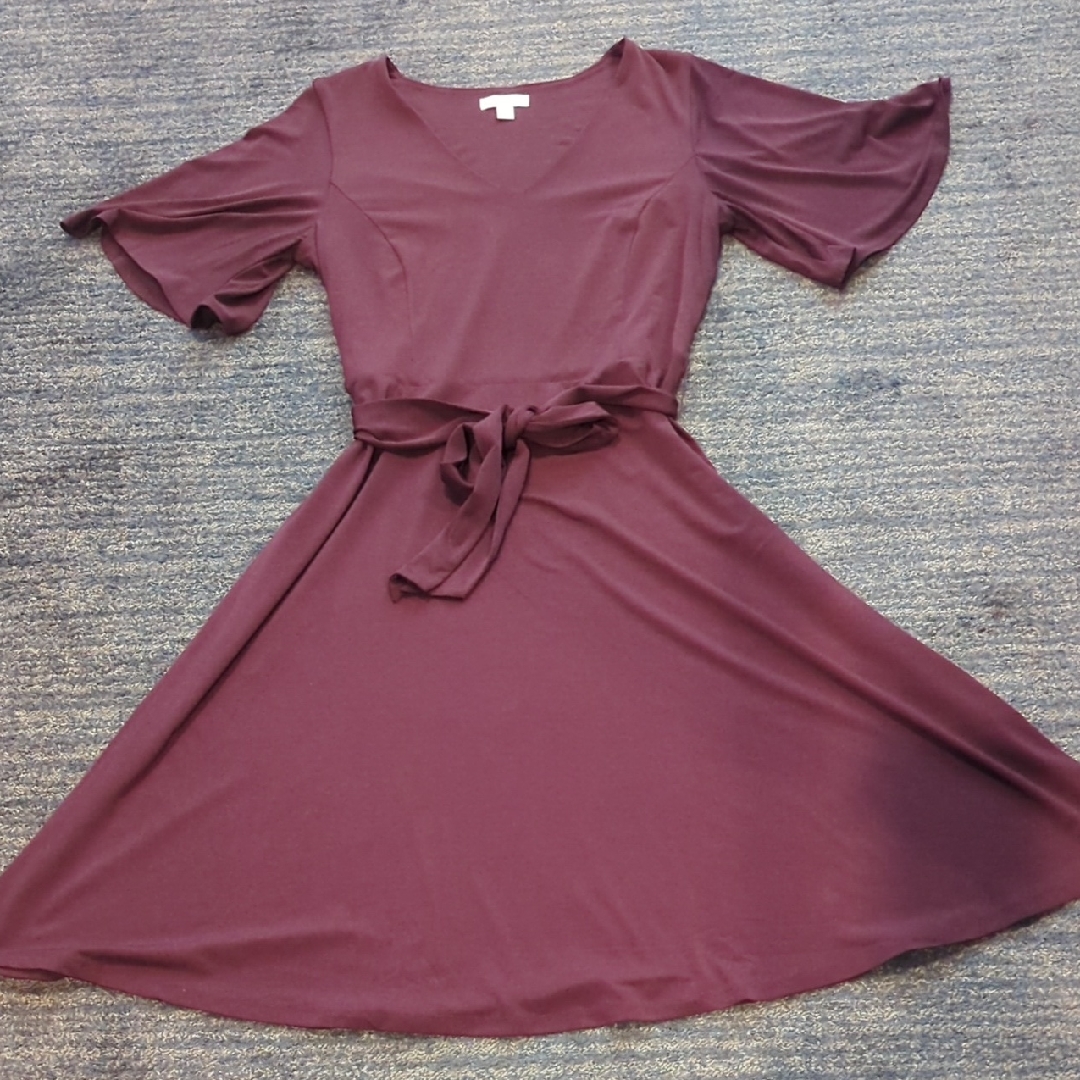 Charter Club Wine Midi Dress